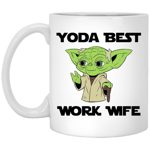 Yoda Best Work Wife Mug