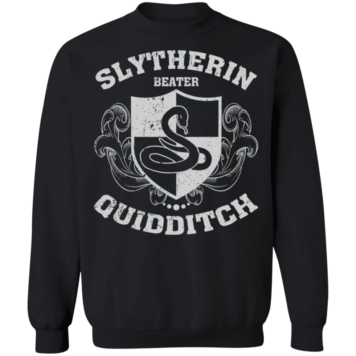 Slytherin Beater Crewneck Pullover Sweatshirt  8 oz.