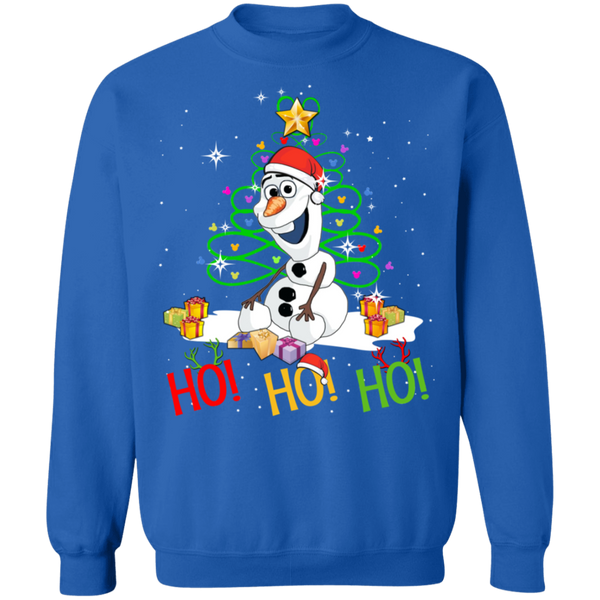 Olaf Ho Ho Ho Crewneck Pullover Sweatshirt - V1 ED