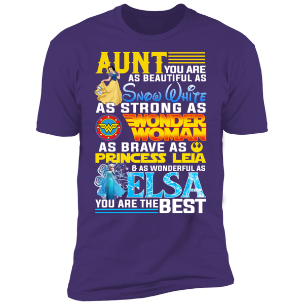 Aunt You Are The Best Premium Short Sleeve T-Shirt