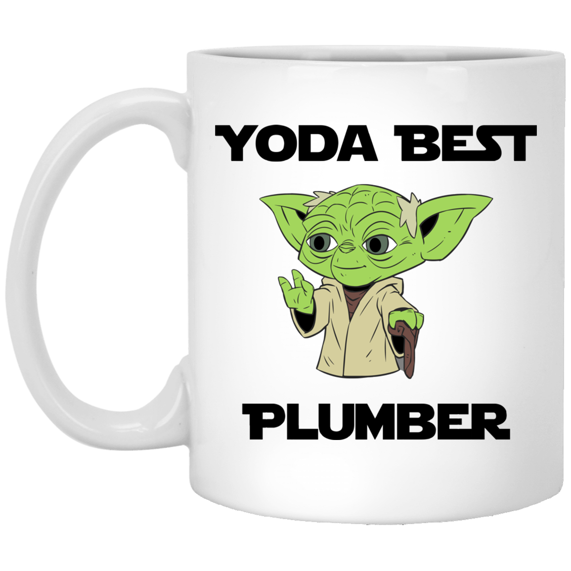 Yoda Best Plumber Mug