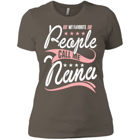 My Favorite People Call Me Nana Ladies' Boyfriend T-Shirt