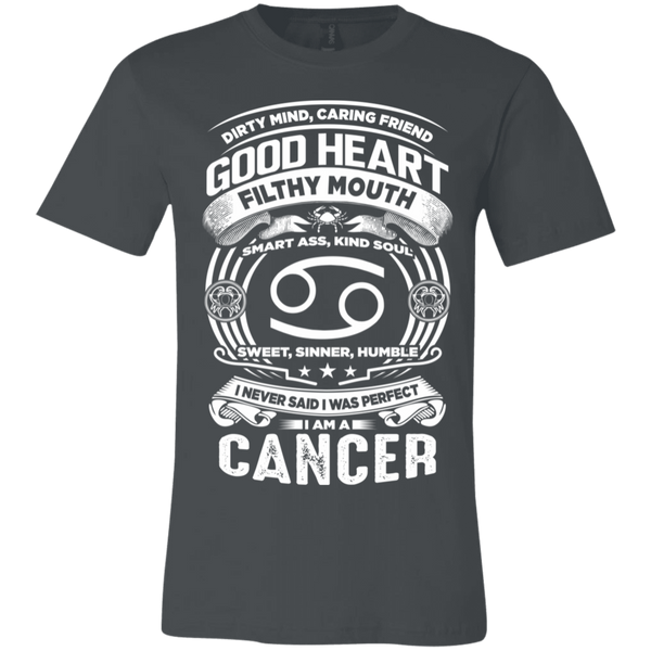 Good Heart Cancer Zodiac Unisex Jersey Short-Sleeve T-Shirt