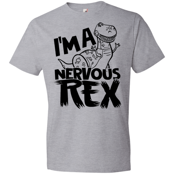 I'm A Nervous Rex Youth Lightweight T-Shirt 4.5 oz