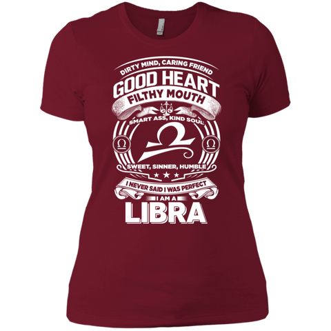 Good Heart Libra Zodiac Ladies T-Shirt