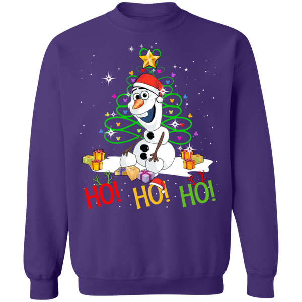 Olaf Ho Ho Ho Crewneck Pullover Sweatshirt - V1 ED