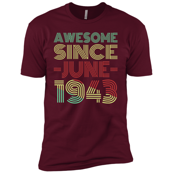 Awesome Since June 1943 Premium Short Sleeve T-Shirt