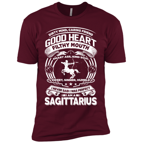 Good Heart Sagittarius Zodiac Premium Short Sleeve T-Shirt