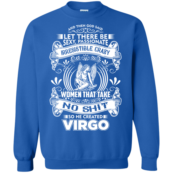 God Created Virgo Pullover Sweatshirt