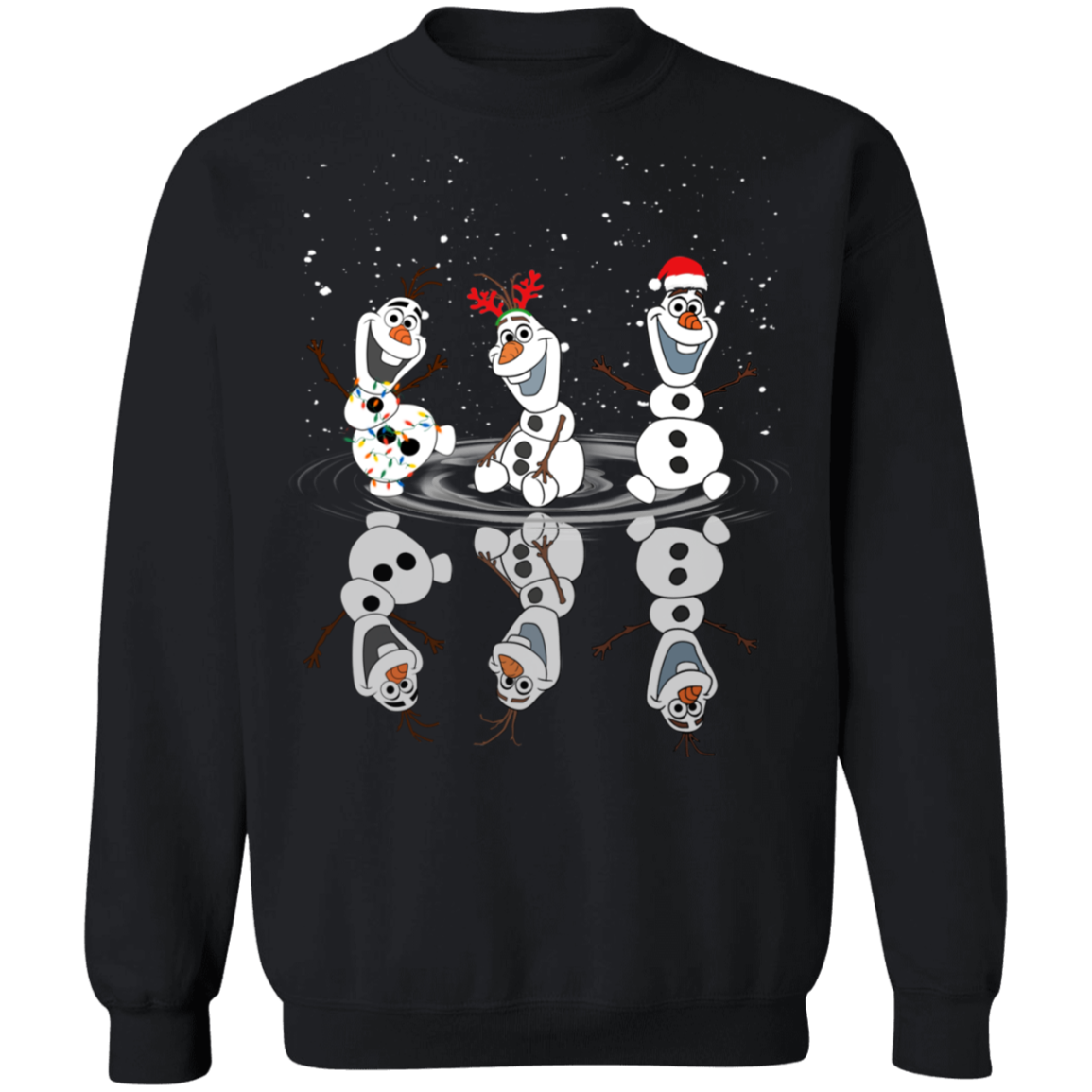 Olaf Dance Crewneck Pullover Sweatshirt