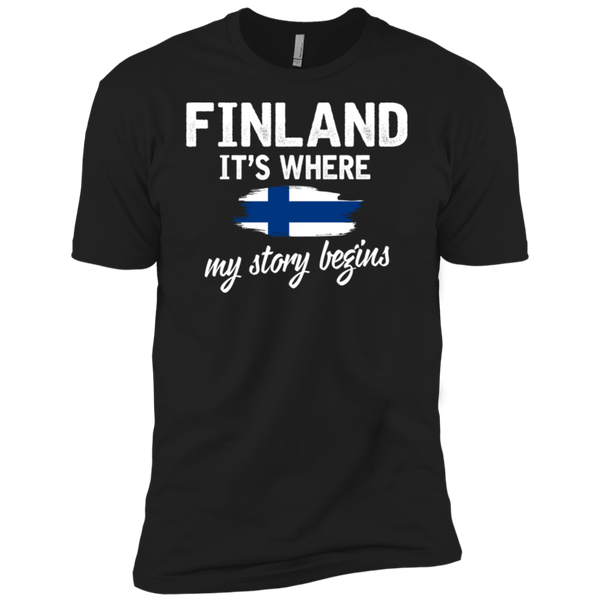 Finland It's Where My Story Begins Short Sleeve T-Shirt