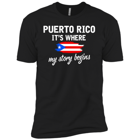 Puerto Rico It's Where My Story Begins Premium Short Sleeve T-Shirt