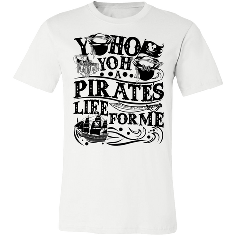 Yoho Pirates Life For Me 3001C Unisex Jersey Short-Sleeve T-Shirt