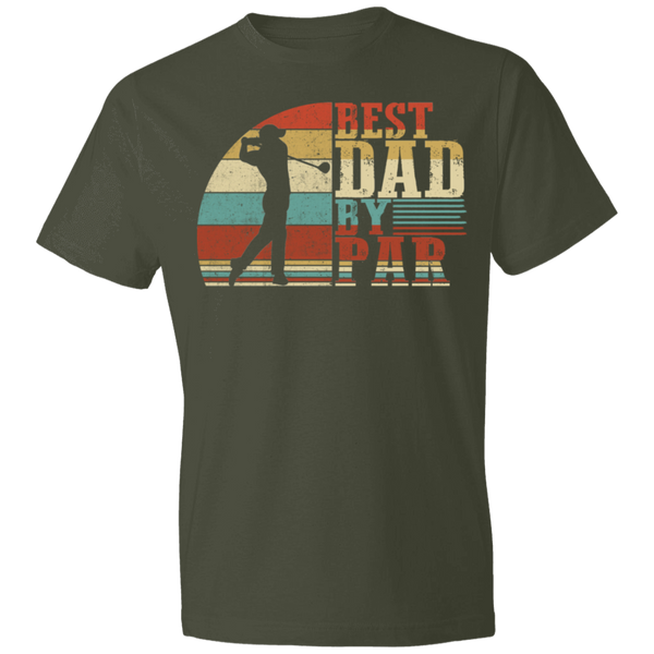 Best Dad By Par Lightweight T-Shirt 4.5 oz