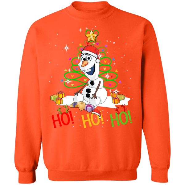 Olaf Ho Ho Ho Crewneck Pullover Sweatshirt - V1 ED