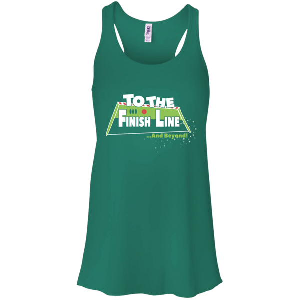 To The Finish Line and Beyond Flowy Racerback Tank