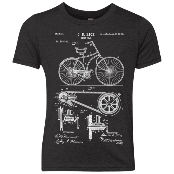 1890 Bicycle Patent NL6310 Youth Triblend Crew