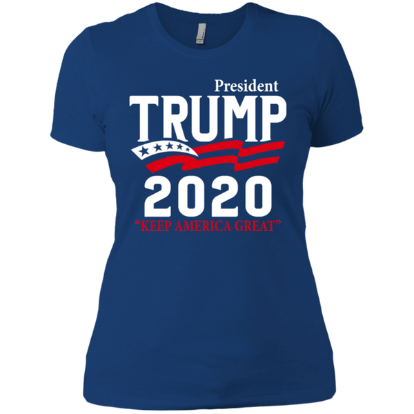 President Trump 2020 Ladies' Boyfriend T-Shirt