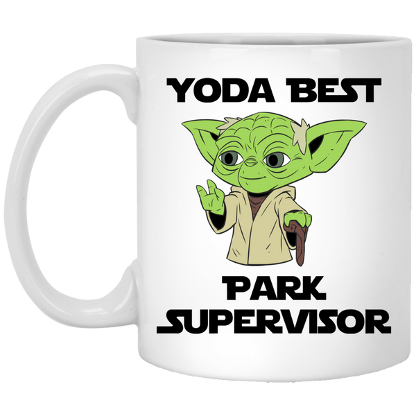 Yoda Best Park Supervisor Mug