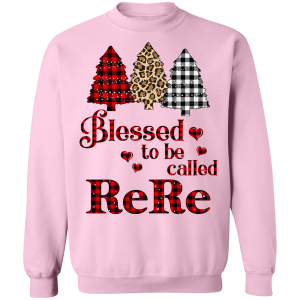 Blessed To Be Called ReRe Crewneck Pullover Sweatshirt