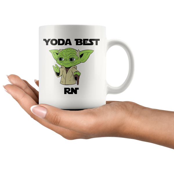 Yoda Best RN 11oz White Coffee Mug
