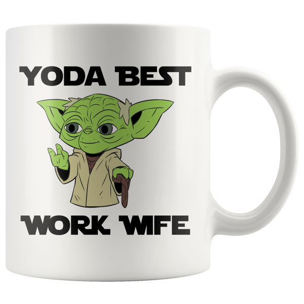Yoda Best Work Wife 11oz Coffee Mug - TL
