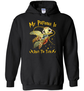 Squirt The Turtle With Slytherin Scarf Hoodie