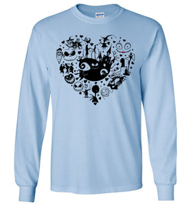Nightmare Heart Long Sleeve T-shirt - 00008 TS
