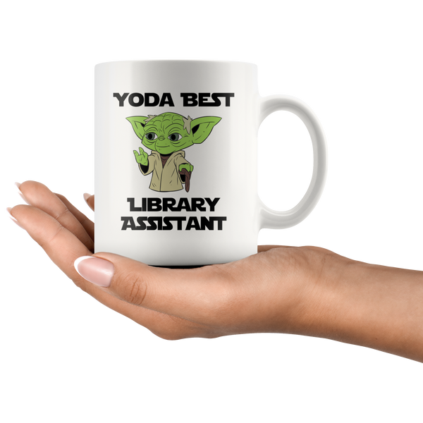 Yoda Best Library Assistant Mug TL