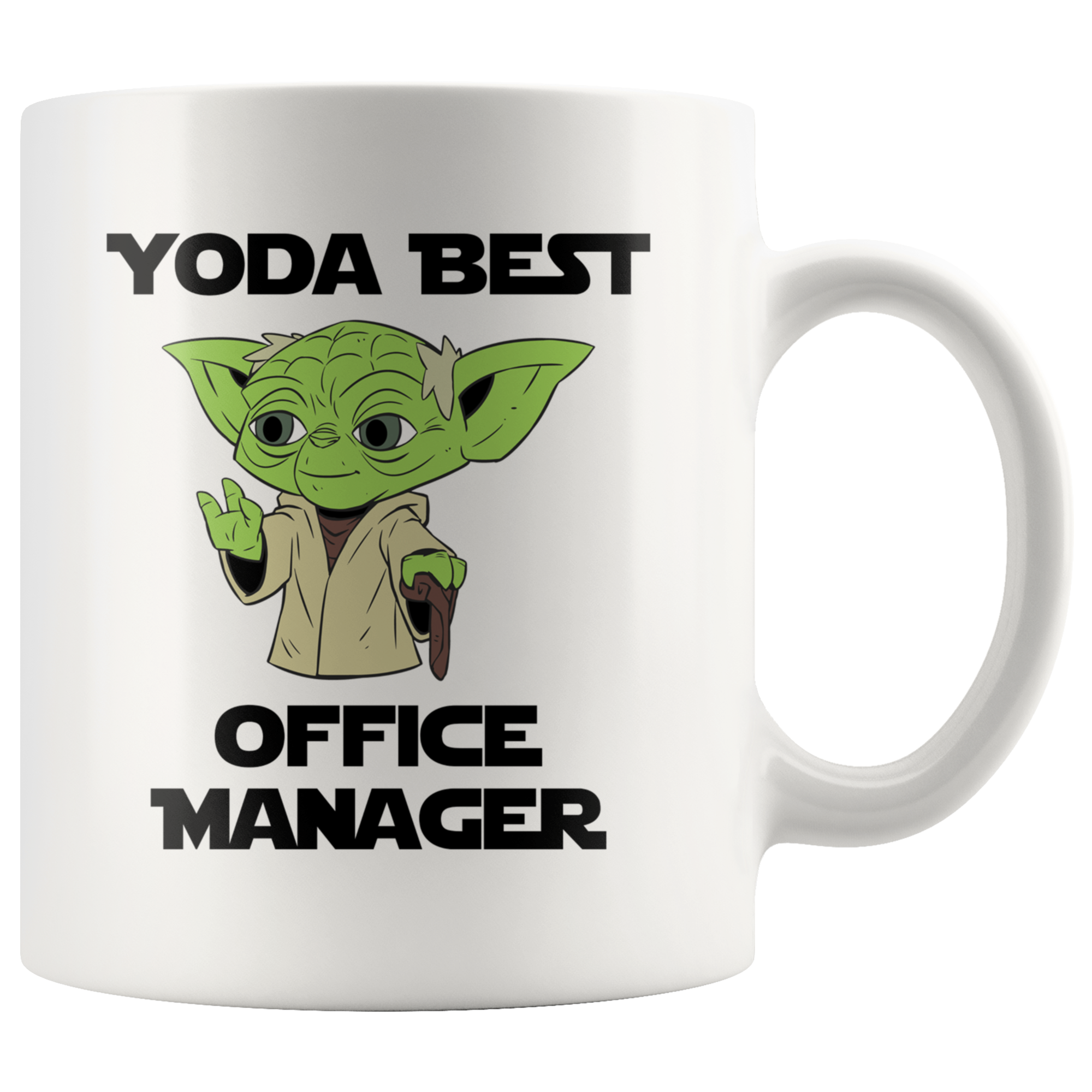 Yoda Best Office Manager 11oz Coffee Mug - TL