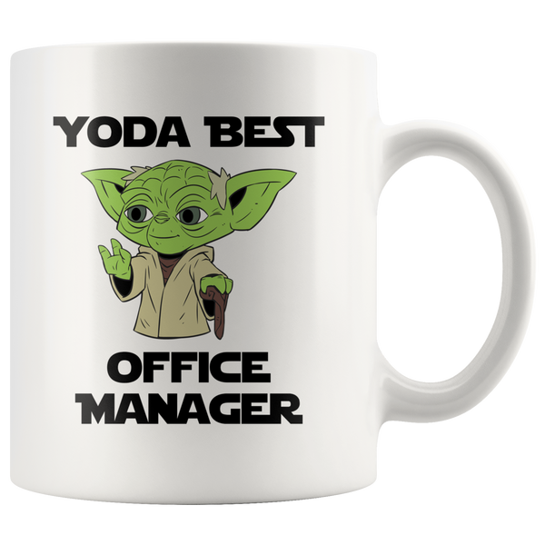 Yoda Best Office Manager 11oz Coffee Mug - TL