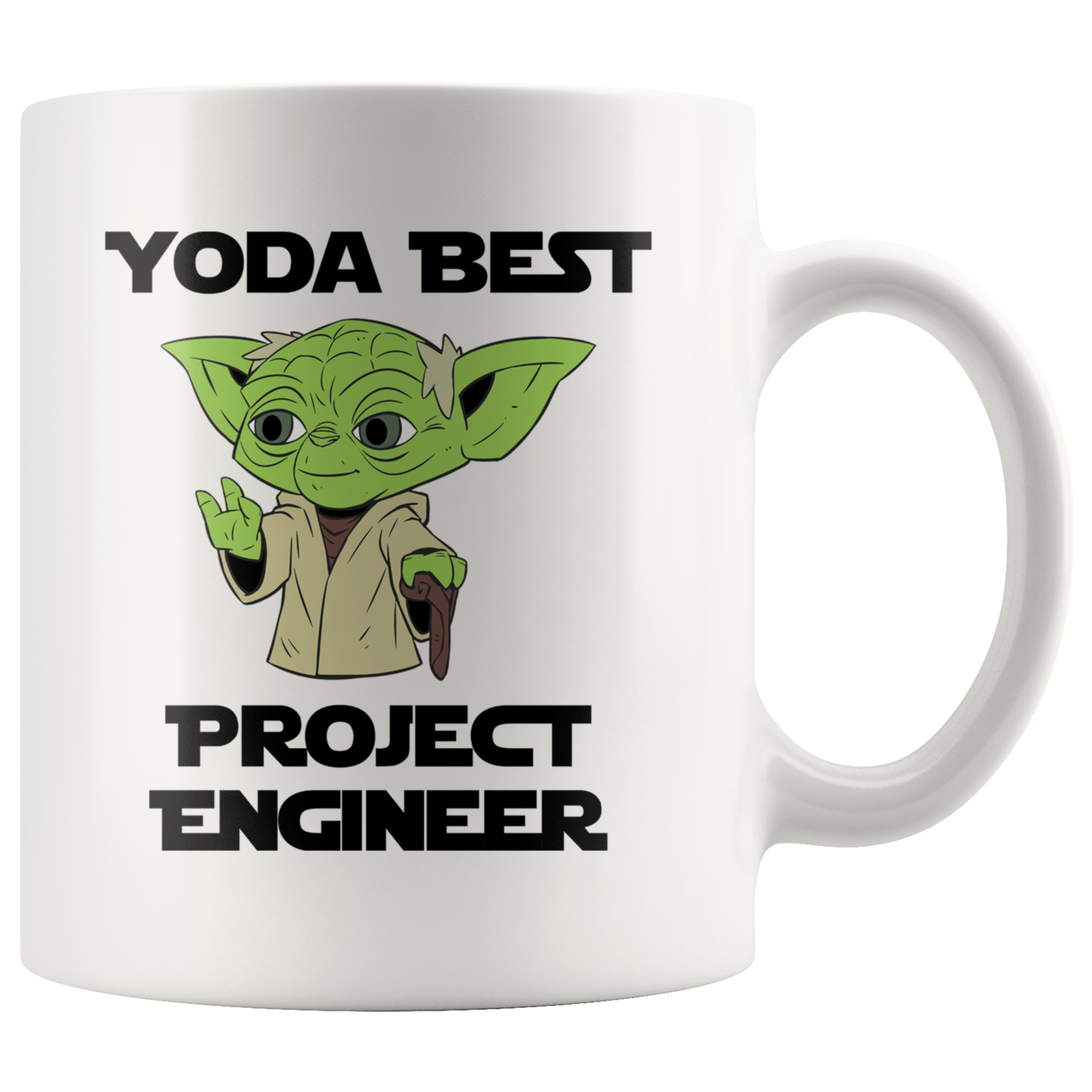 Yoda Best Project Engineer Mug - TL