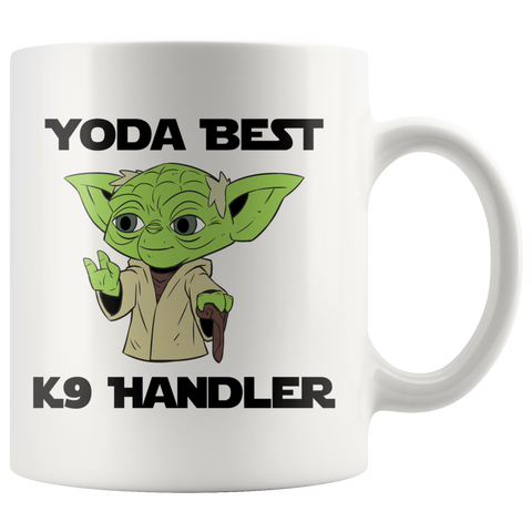 Yoda Best K9 Handler 11oz Mug - TL